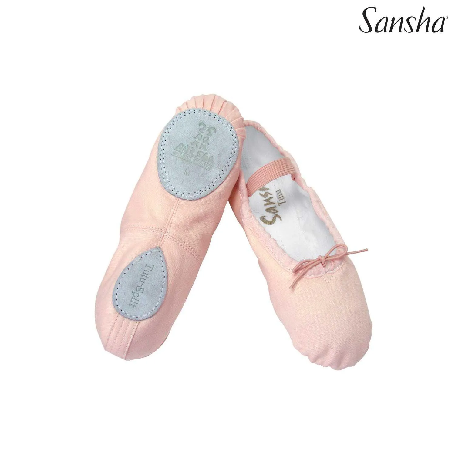 Sansha 5C "Tutu Split" Child Canvas Tan Ballet-CLEARANCE FINAL SALE