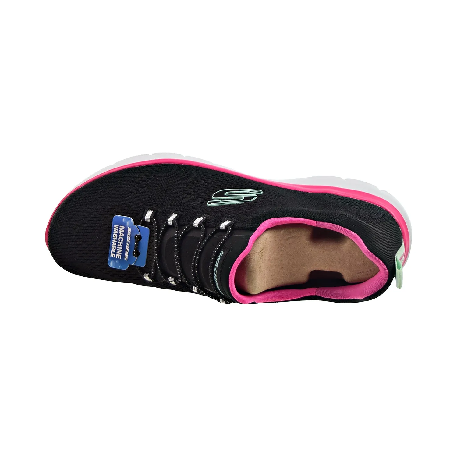 Skechers Summits Perfect Views Vegan Women's Shoes Black-Pink