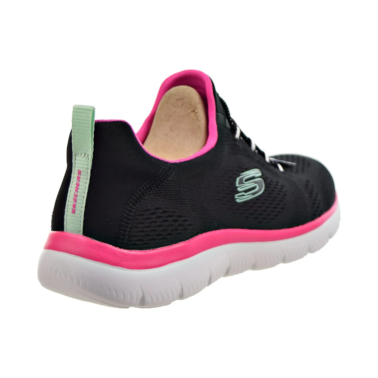 Skechers Summits Perfect Views Vegan Women's Shoes Black-Pink