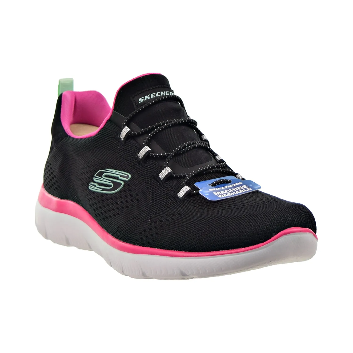 Skechers Summits Perfect Views Vegan Women's Shoes Black-Pink