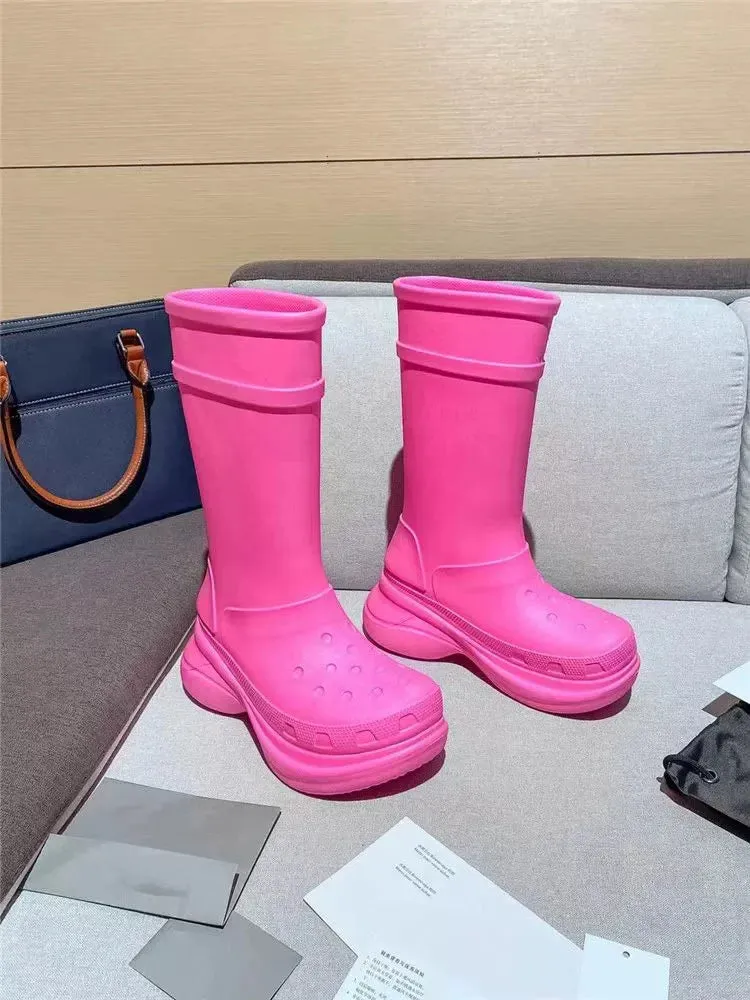 Trendy Thick Soles and Non-slip Rubber Foam Boots