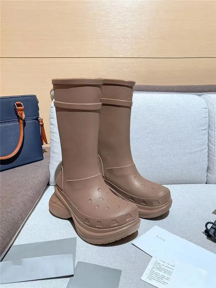 Trendy Thick Soles and Non-slip Rubber Foam Boots