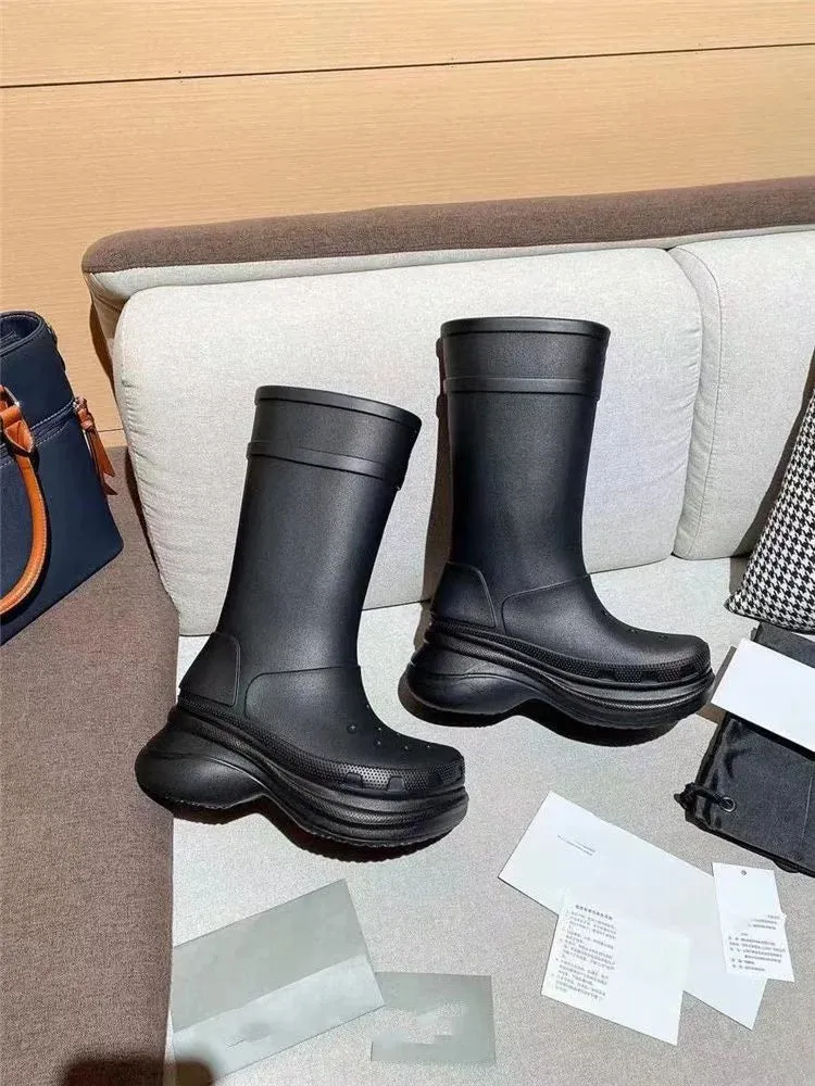 Trendy Thick Soles and Non-slip Rubber Foam Boots