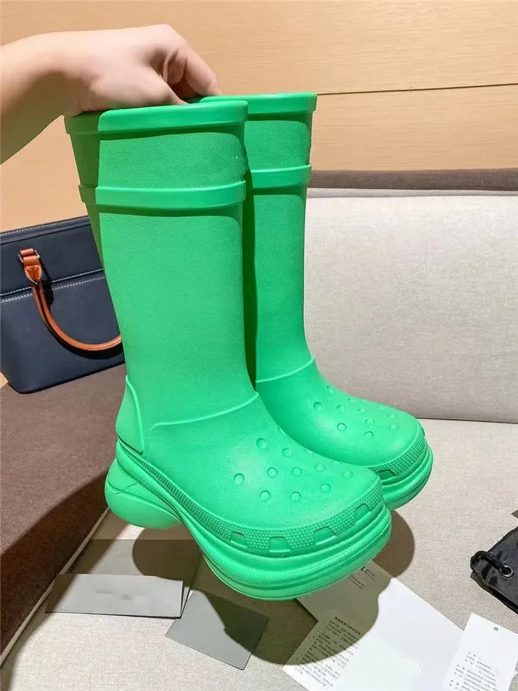 Trendy Thick Soles and Non-slip Rubber Foam Boots