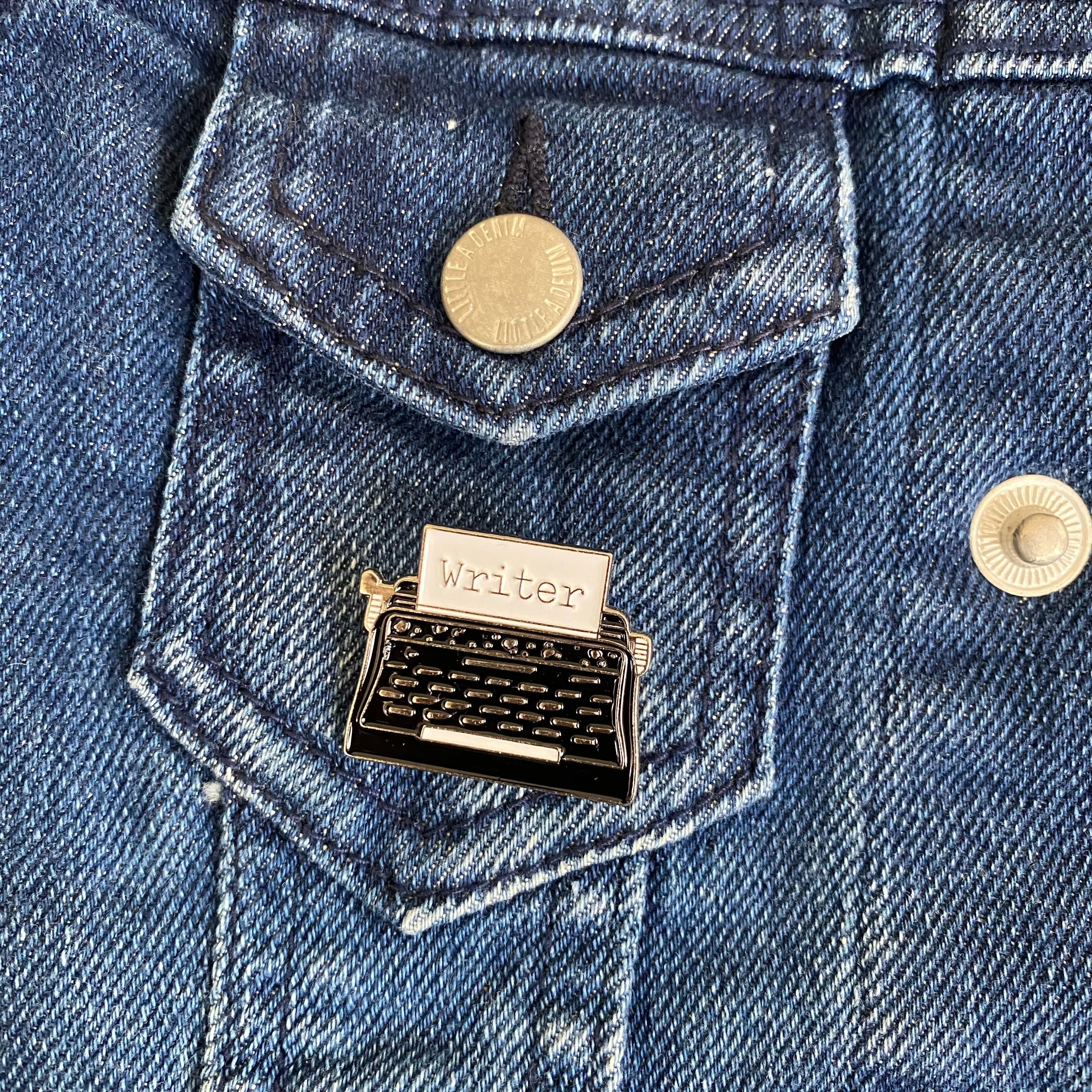 Type Writer Pin