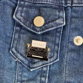 Type Writer Pin