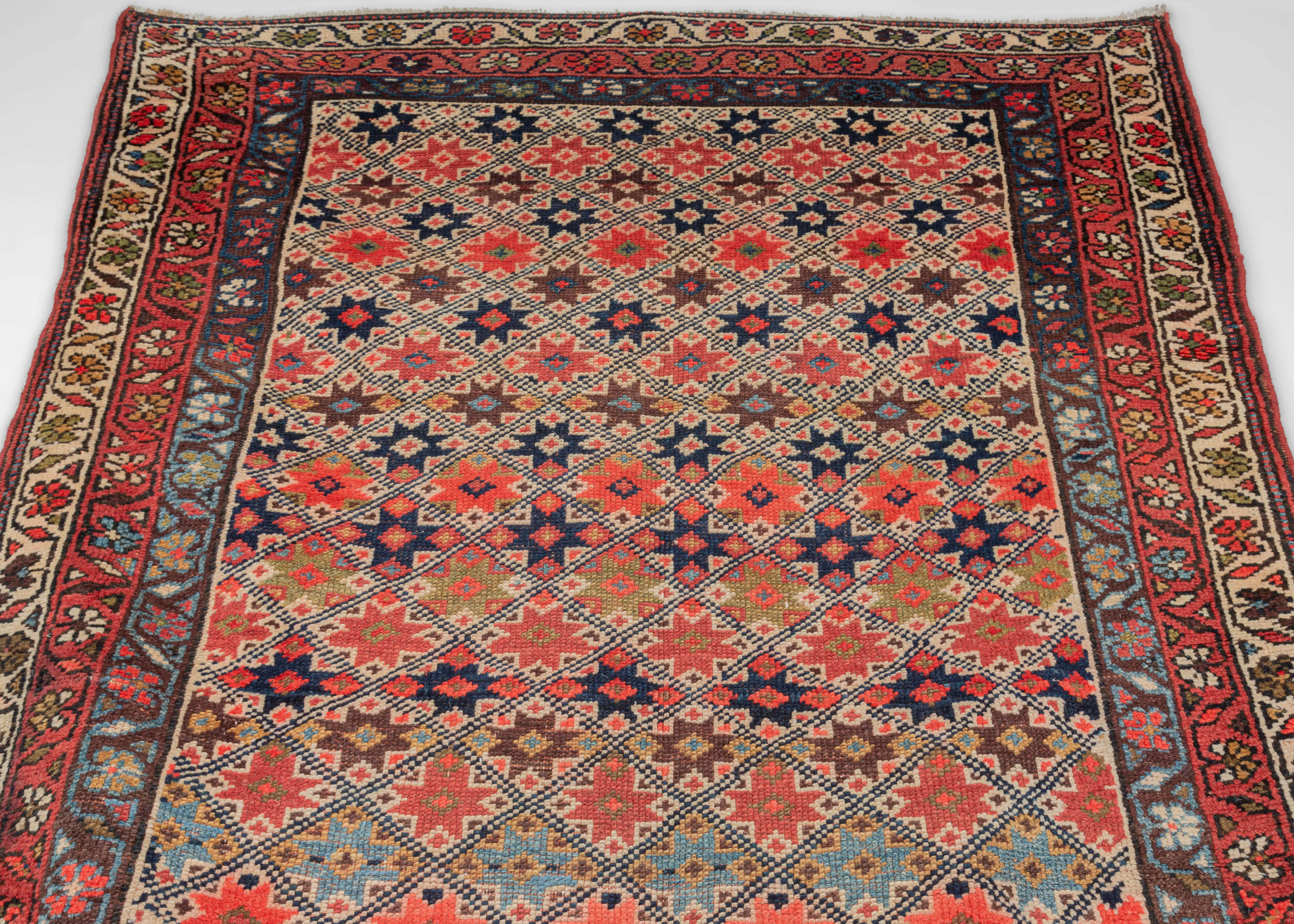 Vintage Bidjar Rug - 3'11 x 6'8