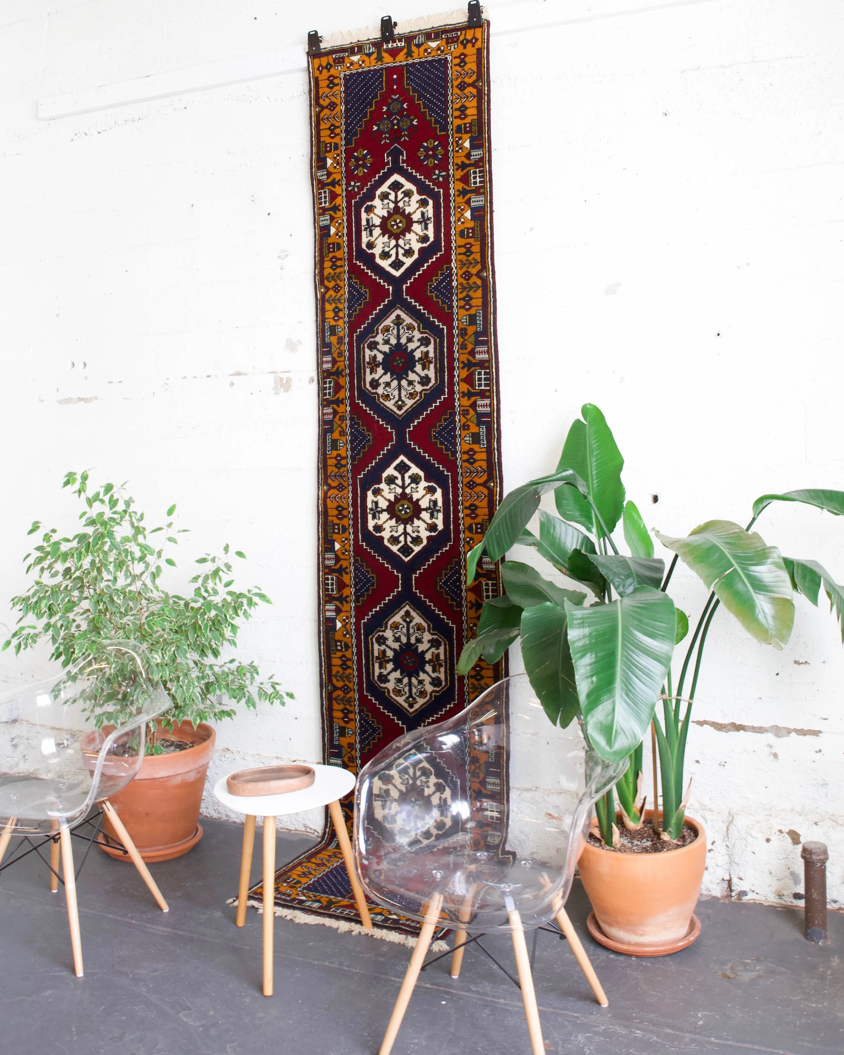 Vintage Turkish Yahyali Runner Rug 2'4" x 11'3"